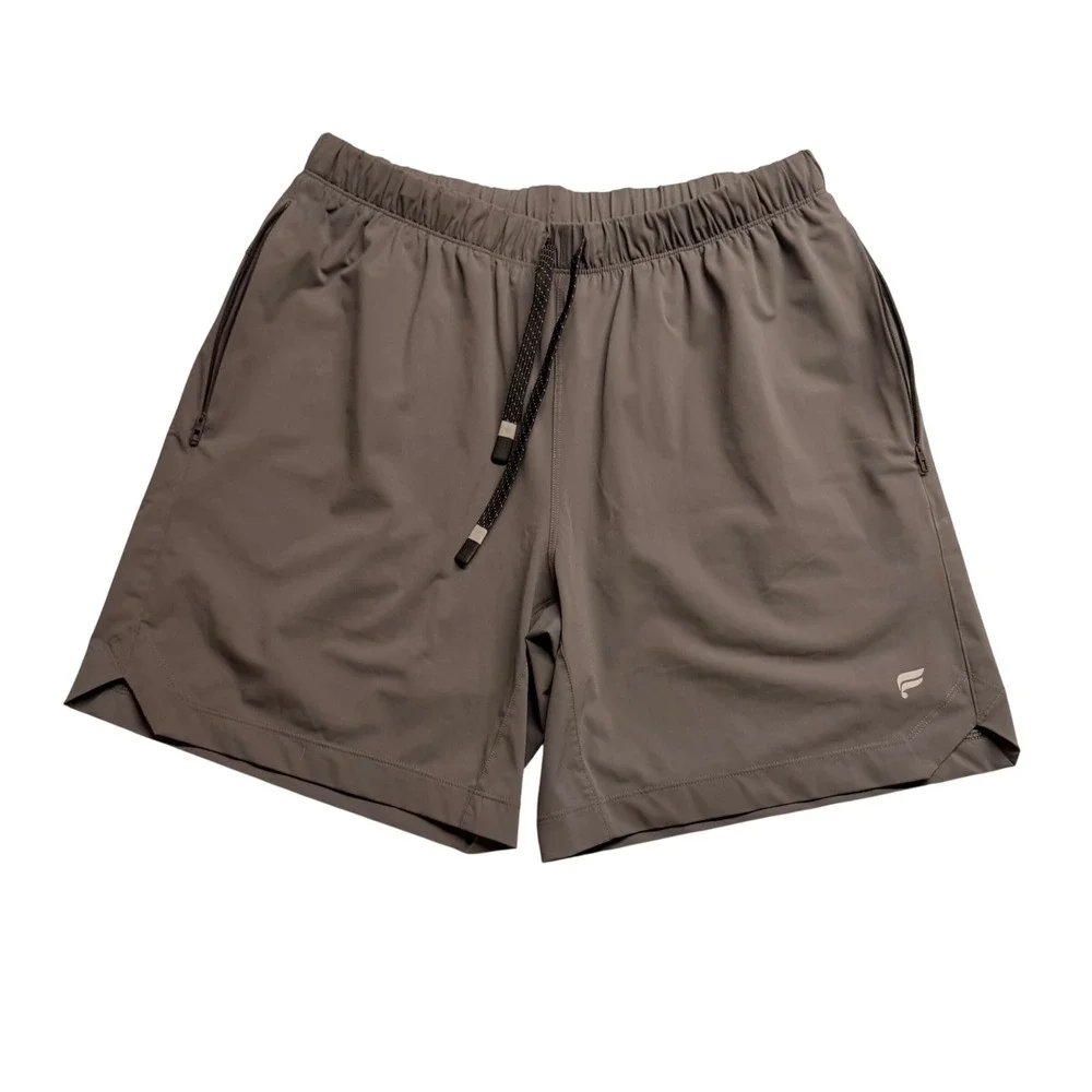 Fabletics The One Short Mens Charcoal Gray Athletic Gym Training Shorts Size M